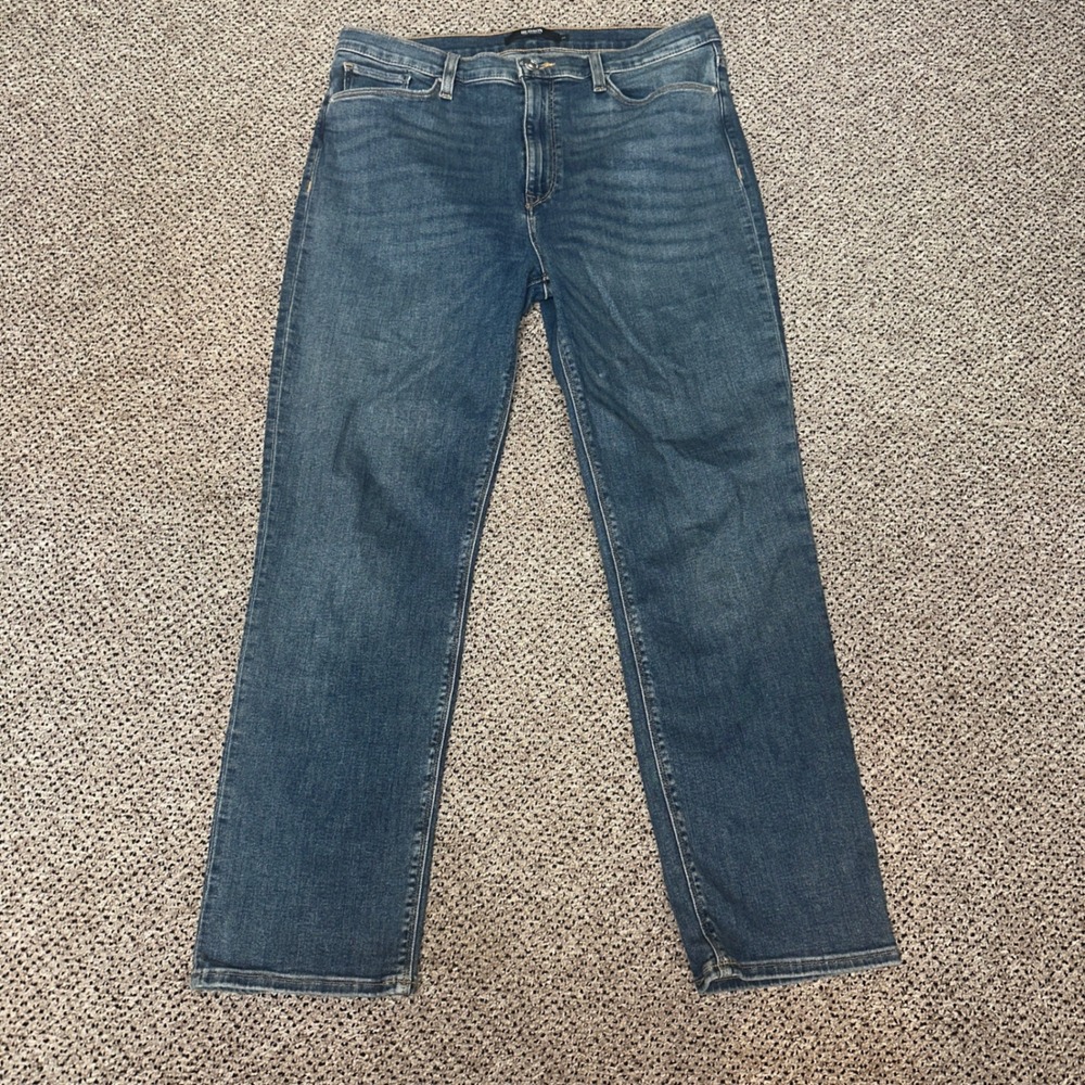 Hudson‎ Barbara High Rise Super Skinny Jeans Medium Wash Blue Denim Size 32
